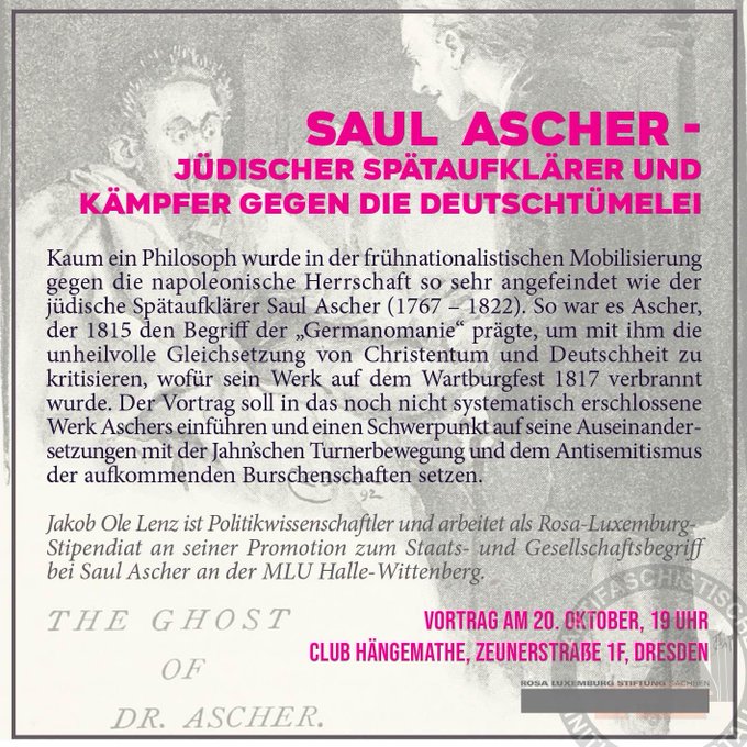 Vortrag: Saul Ascher